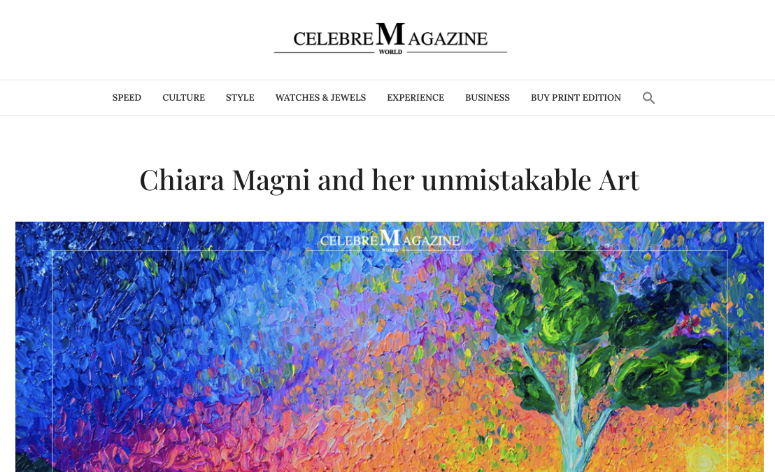 Chiara Magni and her unmistakable Art