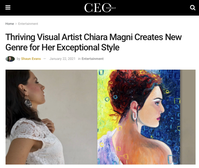 Thriving Visual Artist Chiara Magni Creates New Genre for Her Exceptional Style